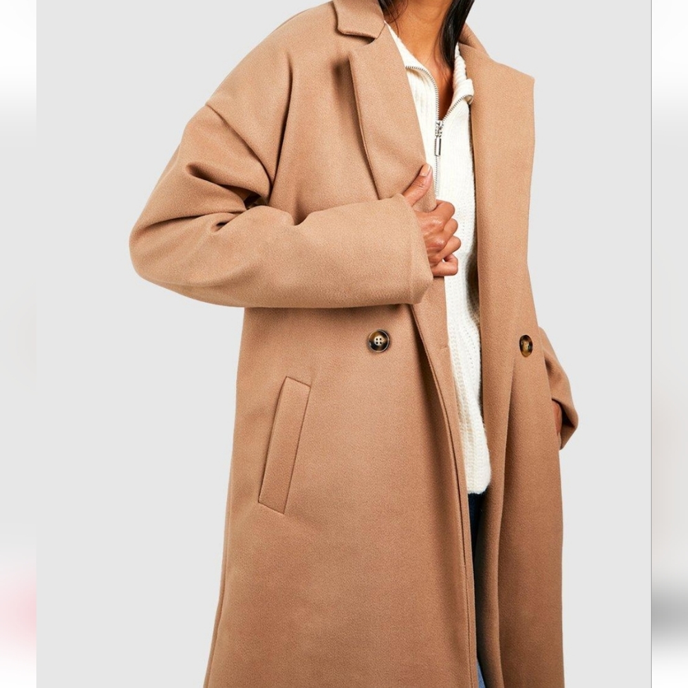 Double Breasted Wool like coat